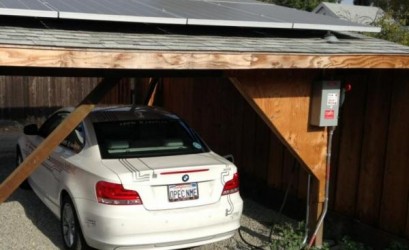 SolarWatt carport systeem voor BMW i3 en i8